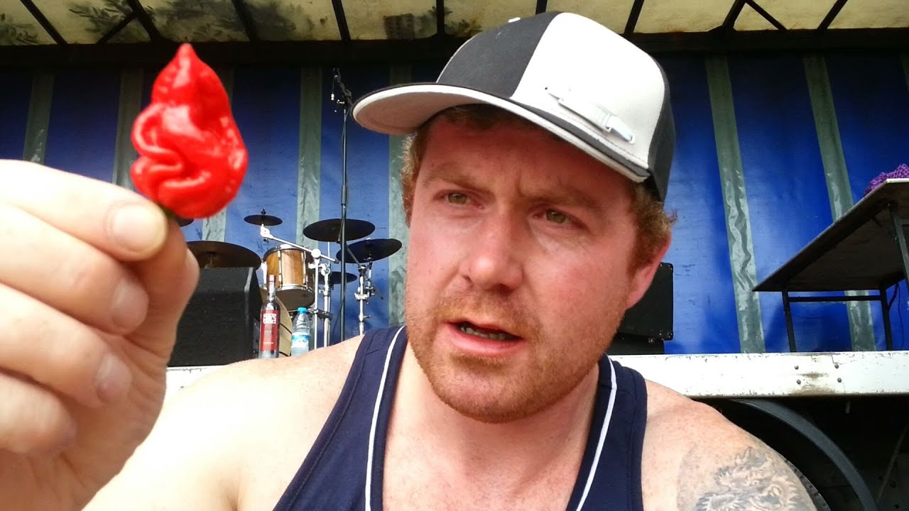 Chilli Pepper Eating Contest Somerset TriBorder July 2013 YouTube