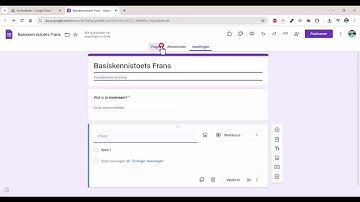 Google Forms - Nieuw formulier aanmaken
