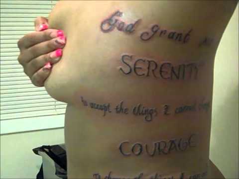 Tattoo uploaded by Andrew Echols  Serenity prayer  Tattoodo