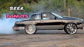 WhipAddict: Beer and Donuts with Playboy, Twin Turbo LSX 442 Cutlass on 26" Wheels!