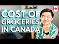 WHAT IS THE COST OF GROCERIES IN CANADA: International students and new comers' grocery lists