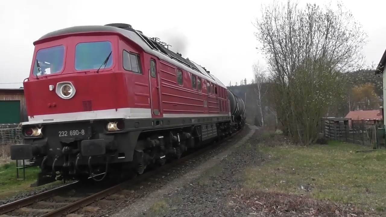 EBS 232 690-8 hat am 07.04.25 einen Kesselzug in Sohland geholt
