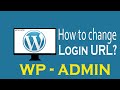 How to change WordPress login URL || How to change WordPress Login URL