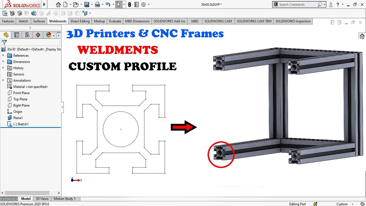 solidworks weldment profiles download free