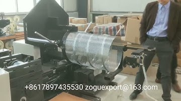 automatic expanded spiral filter core rolling machine