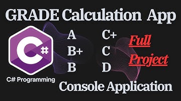 Programming Tutorial (C#) - How to Create GRADE CALCULATION App - Full project  #coding #programming