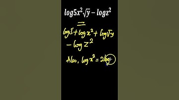 Simplify Logarithms in Seconds! 🧮 #mathshorts