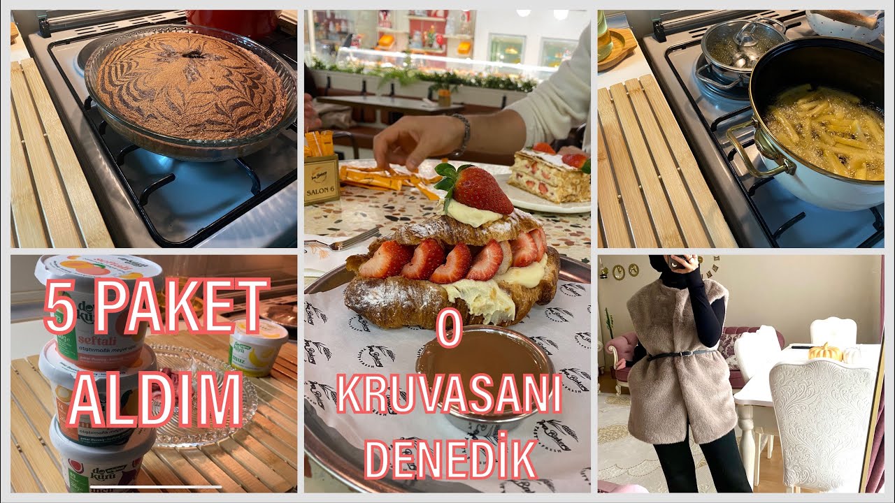 MEŞHUR KRUVASANCIYA GİTTİK⁉️BERABER HAZIRLANALIM❌BUZLUK HAZIRLIKLARINA DEVAM✅AİLE KAHVALTISI👌