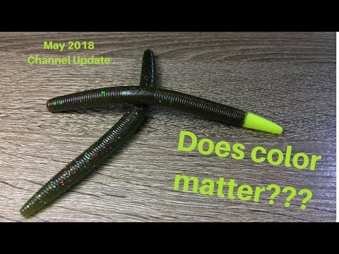 Does Color Matter??? - Senko Color Change, Channel Update, and 100  Subscriber GIVEAWAY 