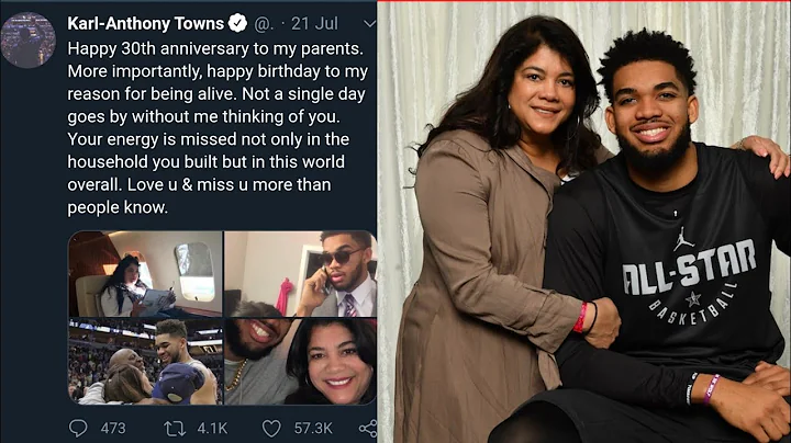 Karl Anthony Towns Emotional Greetings To His Late...