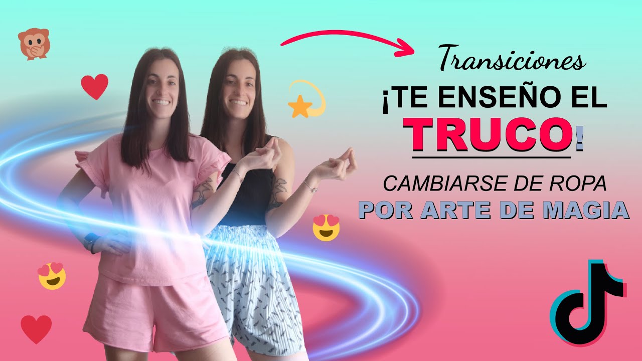 5 Transiciones CAMBIO DE ROPA en TikTok ️‍🔥 ¡FÁCIL! 🤭 YouTube
