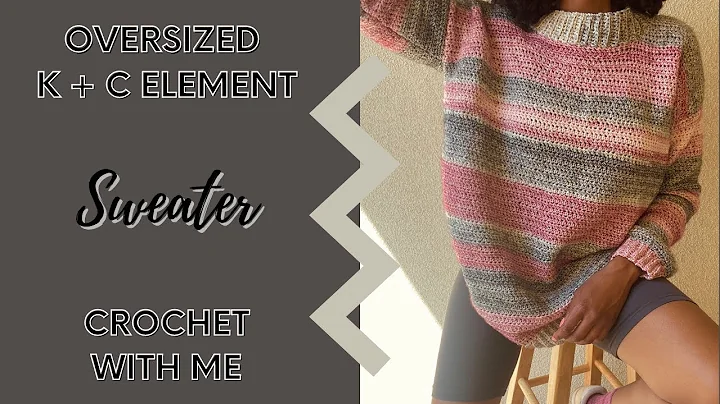 Create Your Own Stylish Oversized Sweater with K + C Element Yarn