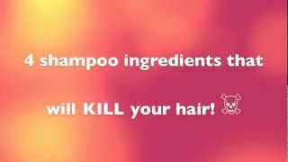 4 shampoo ingredients that will KILL your hair! ☠