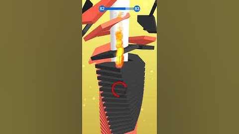 Stack Ball Gameplay Walkthrough Level 82 #Shorts