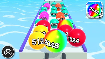 Ball Run 2048 - Gameplay Walkthrough Part 165 - Basic Solution Levels To Play (iOS, Android)