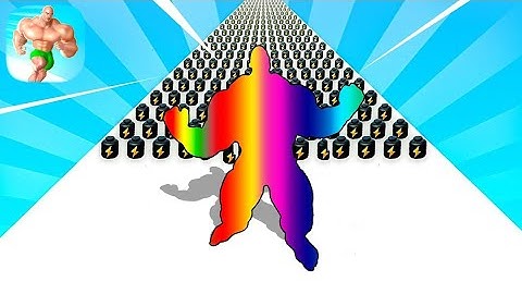 Muscle Rush All Levels Walkthrough Android IOS, New Smash Running Games Power Booster Stage(125-137)