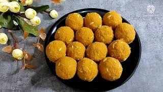 Besan ke Danedar Laddu