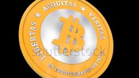 Footage: Loop of Golden spinning Bitcoin animation. Close up on coin engravings