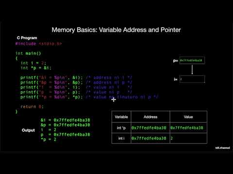 C Programming Tutorial (Tagalog/Taglish) - Memory Basics: Variable Address and Pointer
