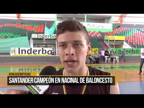 Santander campeón en nacional de baloncesto