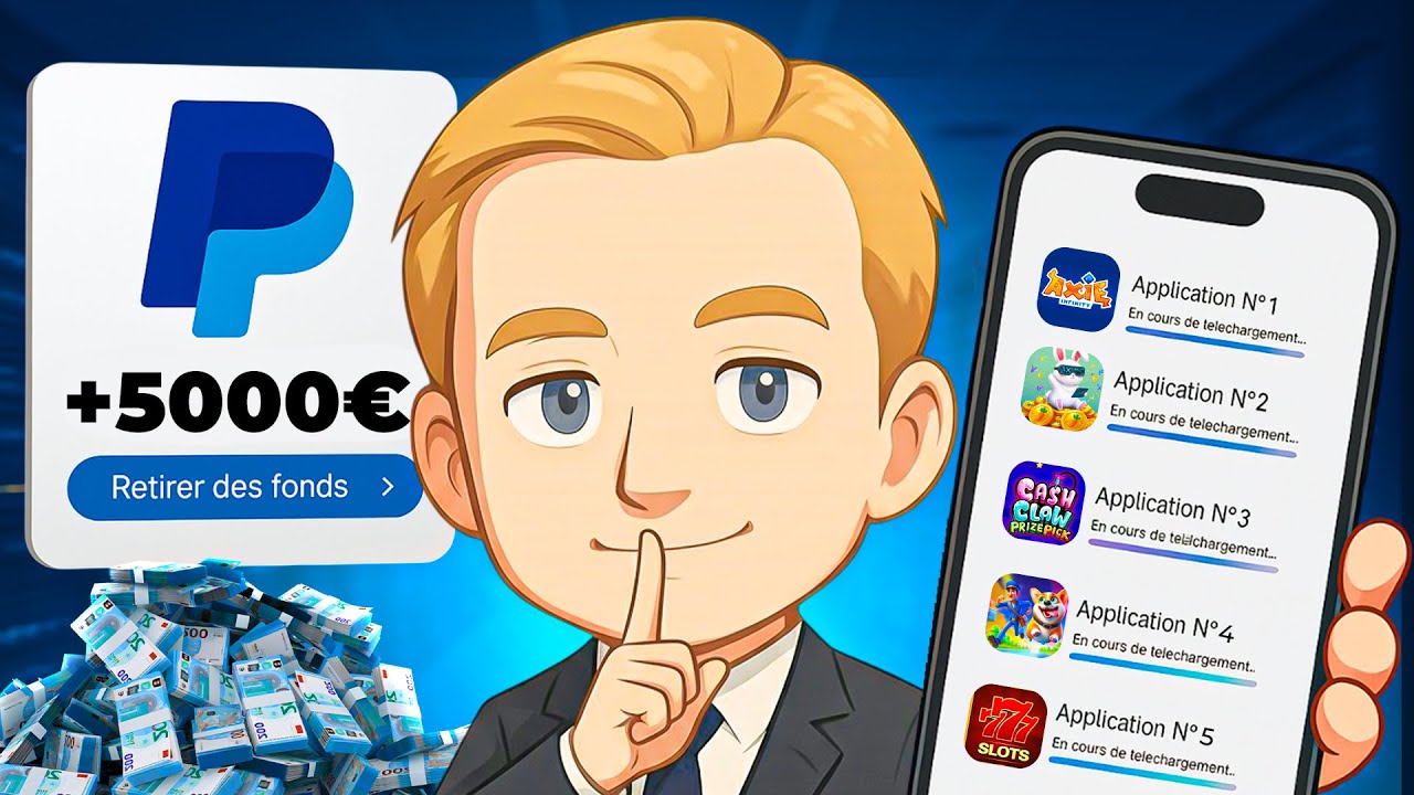 5 Apps pour gagner de l'argent tous les jours en 2025