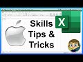 Excel for Mac Intermediate Skills, Tips, and Tricks