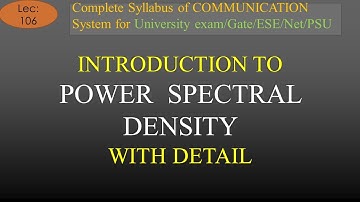 Introduction to Noise Power Density Spectrum | COM SYS | R K Classes | hindi | Lec 106 |