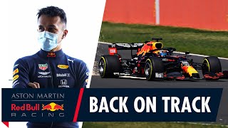 Getting back on track with the RB16 at Silverstone!