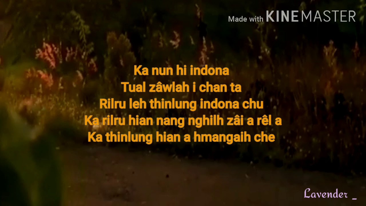 KHminga   Rilru Indona  Lyric video