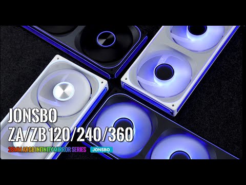JONSBO ZA/ZB PC Fan,All-in-One,Single Frame Unit ,Forward/Reverse