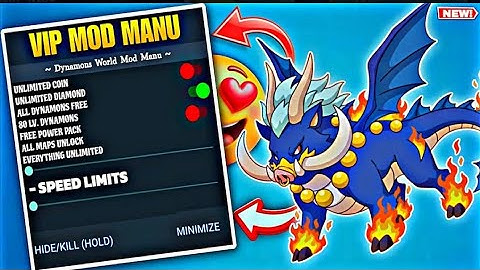 Dynamons World Super Vip Mod Apk 1.12.11 || Hydragonhaboar Dynamons Unlimited  || New Update ☠️🚀💥 
