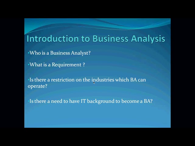 GRATUIT] Introduction à la Business Analyse - 1ère éd. - Best of