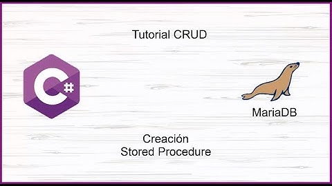 Tutorial CRUD CSharp & MariaDB - Creación Stored Procedure Nº 2