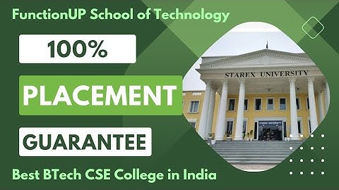 FunctionUP School of Technology | 100% Placement Guarantee | Btech CSE best college in india