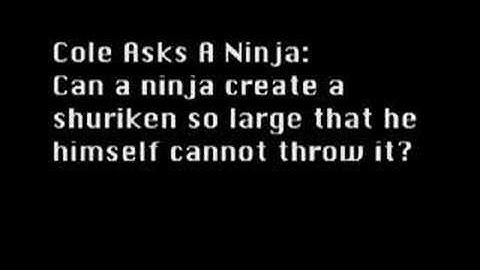 Ask a Ninja Question 17 - Ninja Omnibus