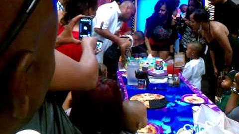 Singing happy birthday to Jj