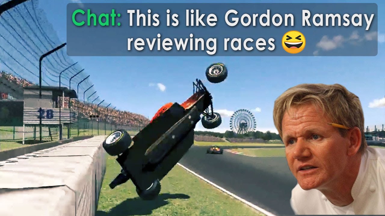 Judging Your Sim Racing Crashes But IDGAF About Your Feelings - YouTube