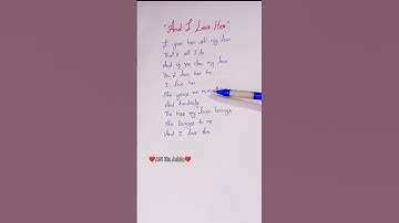 Thumbnail of And I Love Her (Remastered 2009) The Beatles Song Lyrics