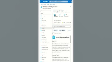 Create new Incident in Sentinel UI