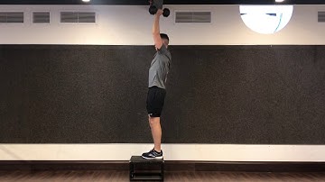 Step Up with Single Arm Shoulder Press