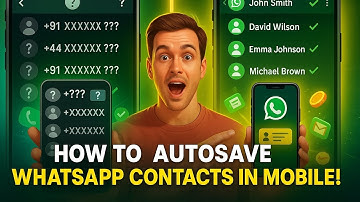 How to AutoSave WhatsApp Contacts in Mobile | Secret App 2025