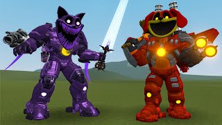 NEW NIGHTMARE MECHA TITAN CATNAP VS MECHA TITAN DOGDAY! (Poppy Playtime 3 In Garry's Mod)