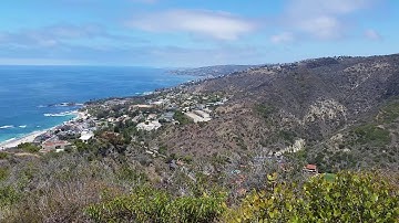 View of Laguna Beach From Valido Hiking Trail - Aliso & Wood Canyons Wilderness Park, CA