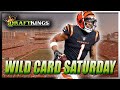 DRAFTKINGS WILD CARD SATURDAY OVERVIEW: NFL DFS PICKS