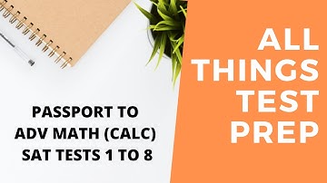 Passport to Advanced Math Calc Drill 1 (SAT Tests 1 to 8)