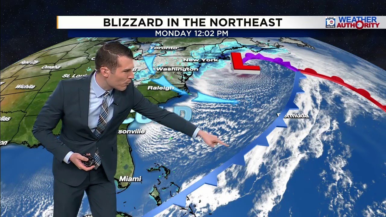 Massive blizzard intensifies in Northeast - YouTube