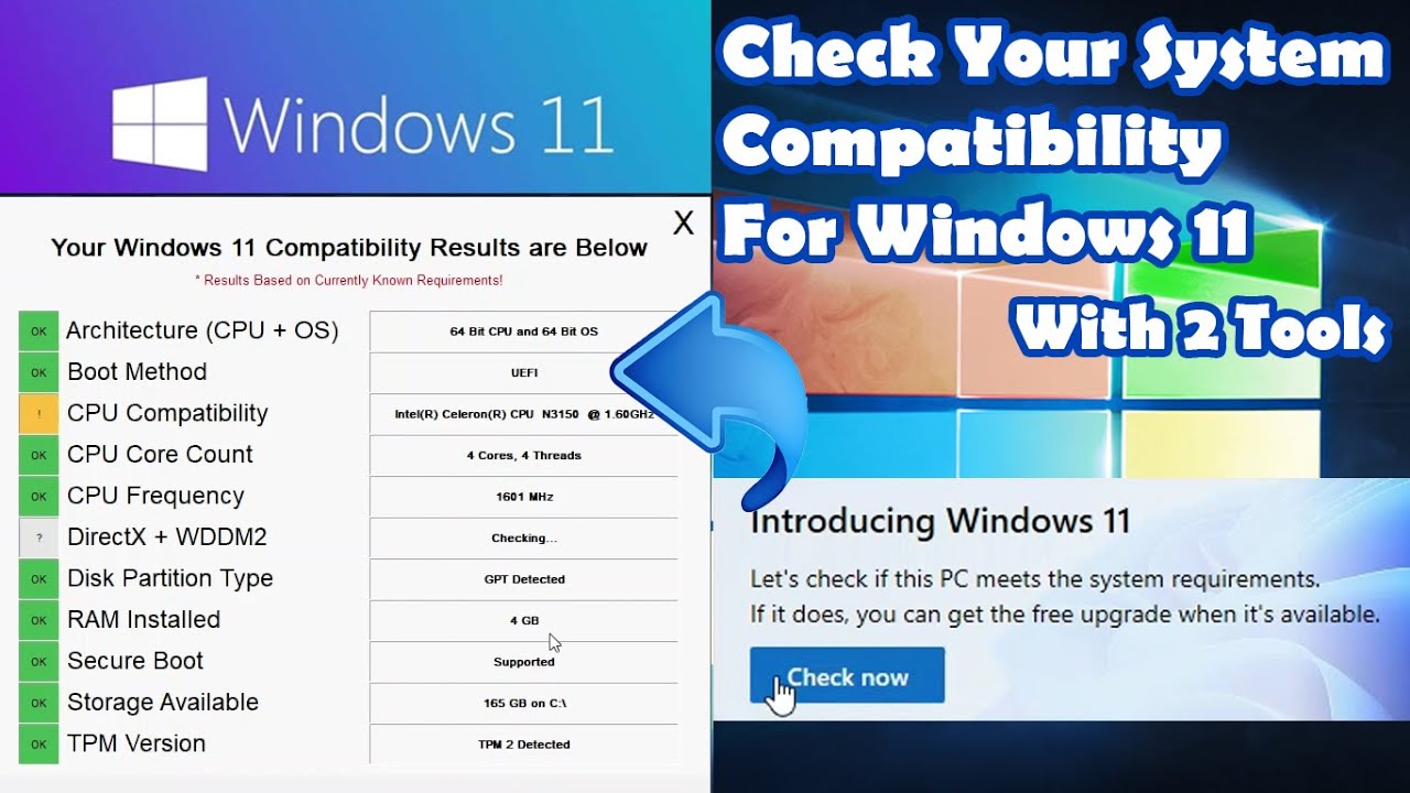 Windows 11 - Check Your Compatibility With 2 Simple Tools - YouTube