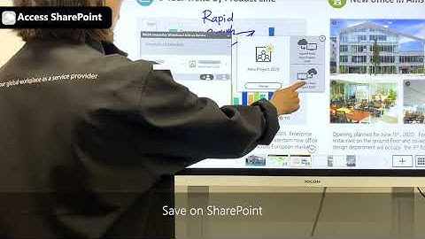 Tutorials: RICOH IWB Add-on Service for Office 365  - Access SharePoint