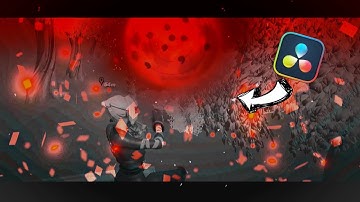 How to make *INSANE* Sharingan BUILDUP! Davinci Resolve! PROJECT FILE(Edit like Maxi,Sack,Crackedz)