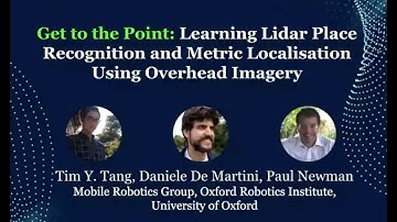 Get to the Point: Learning Lidar Place Recognition and Metric Localisation Using Overhead Imagery